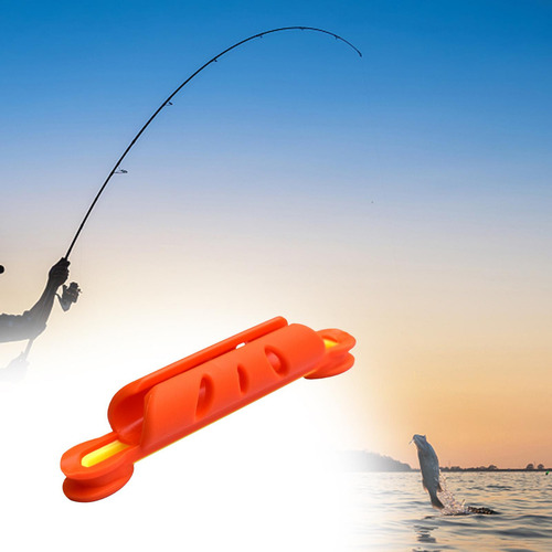 X 10 Pçs Linha De Pesca Carretéis Vara Bobina Laranja