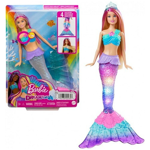 Muñeca Barbie Dreamtopia Sirena Luces Mágicas