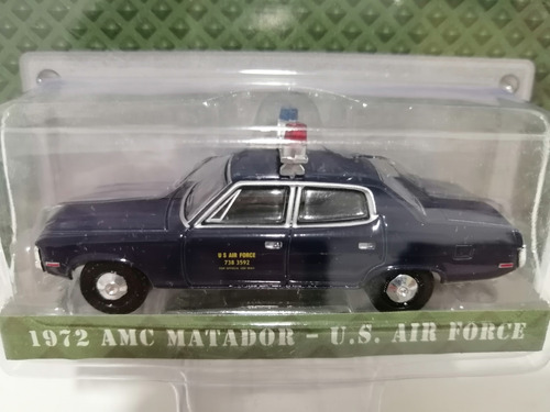 Greenlight 1972 Amc Matador Us Army Force 1 64 Azul (Usado)
