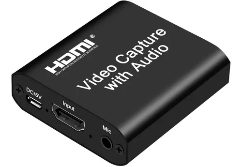 Capturadora Hdmi Salida 1080p 60hz Video Usb Mic Loopout