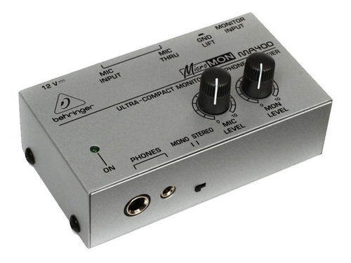 Amplificador Audifonos Monitor Ultracompacto Behringer Ma400