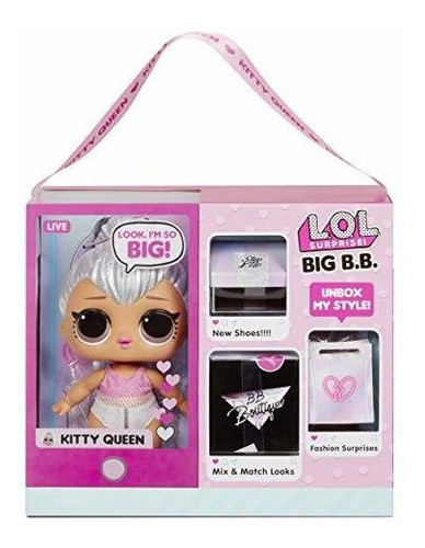 Lol Surprise Big B.b. (big Baby) Kitty Queen - Muñeca Grand