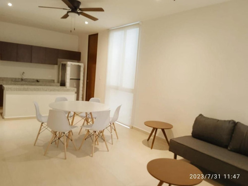 Departamento(1r) Amueblado En Renta En Solenia, Temozón
