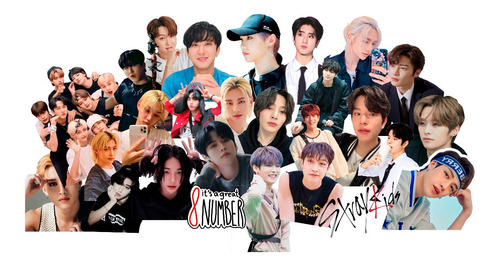 Stray Kids Set 50 Sticker / Pegatinas Kpop