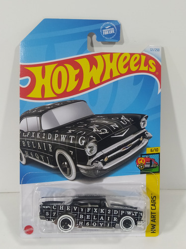 Hot Wheels 57 Chevy 121/250 Ed-2024 Usa C-23 Negro