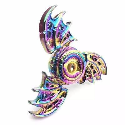 Spinner Dragon Metalico 3minutos+giros+duracion Tornasol *