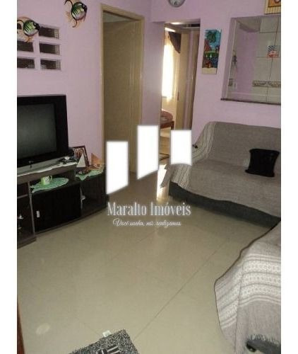 Apartamento 2 Dormitórios Pé Na Areia Em Praia Grande Sp.
