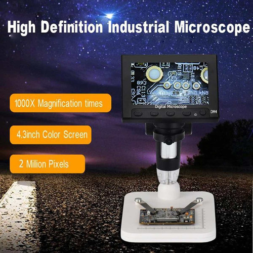 Profissional Microscópio Solda 1000x4,3 720p Lupa Lcd