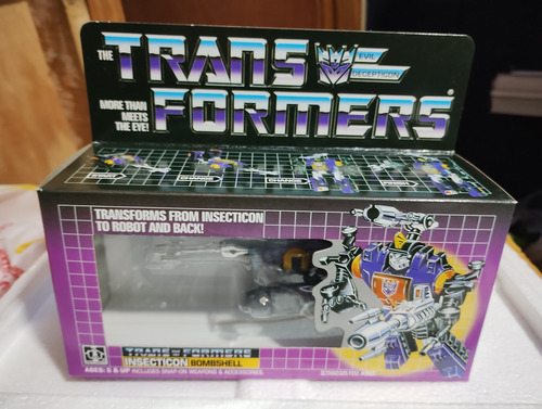 Transformers G1 Ko Insecticons Bombshell (Usado)