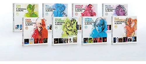 Astrud Gilberto - 5 álbuns originais [5 CDs] - CD de 2018 produzido pela Verve