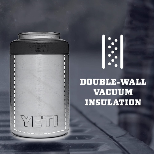 Aislante Para Latas Yeti Rambler Colster, 355 Ml, Negro, Par
