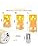 Juego De 3 Velas Led Sin Llama Con Control Remoto