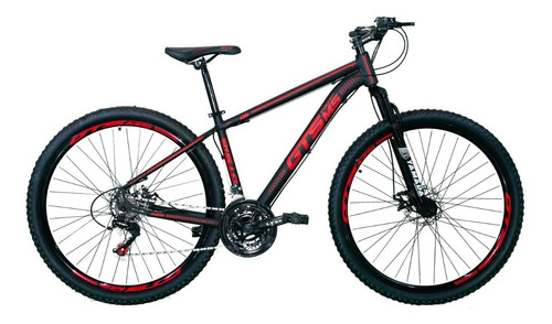 Bicicleta Gts Pro M5 Techs Alumínio Aro 29 21v Freio À Disco