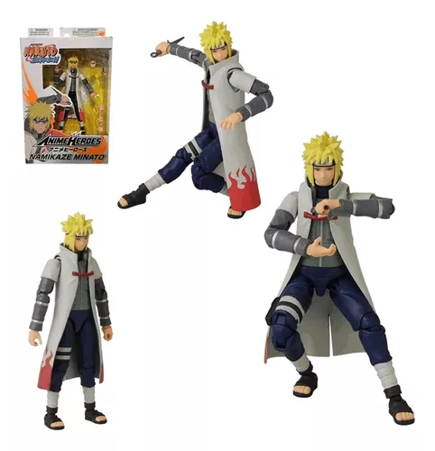 Minato Quarto Hokage Boneco Naruto Shippuden Articulado em