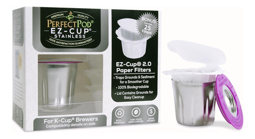 Ez-cup - Cápsulas De Café Reutilizables De Acero Inoxidab.