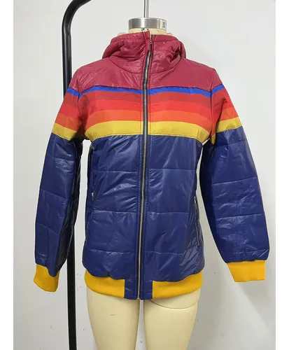Ropa De Mujer De Algodón Térmico Con Rayas Arcoiris