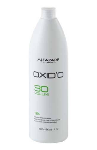 Crema Oxid Activador Alfaparf 1 Litro Volumen 20, 30 