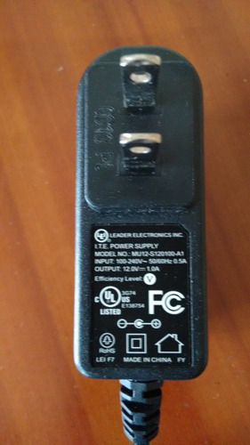 Transformador 12v (dc) // 1a //leader Electronics 