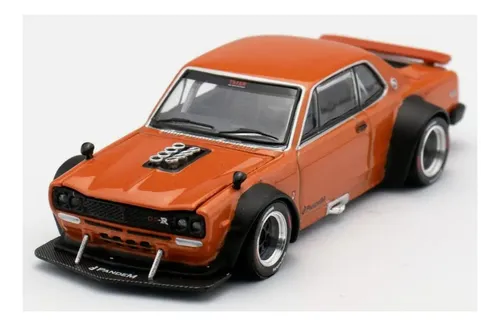 Miniatura Nissan Skyline 2000 Gtr V8 Hakosuka Pop Race 1:64 Miniatura Nissan Skyline 2000 Gtr V8 Hakosuka Pop Race 1:64