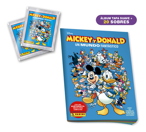Pack Mickey Y Donald (álbum + 20 Sobres)