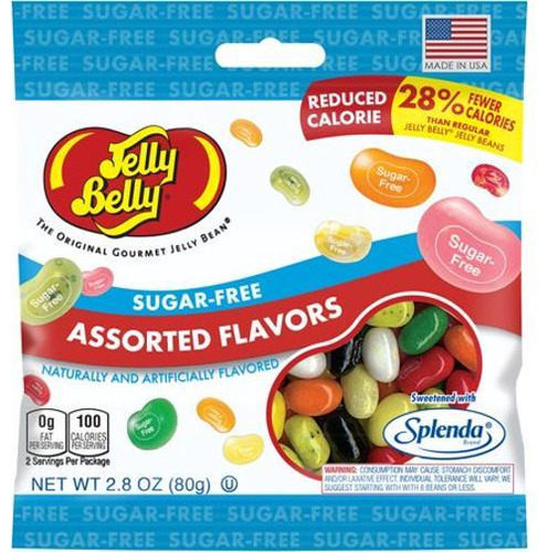 Bala Jelly Belly Feijão Sugar Free Sortidos Zero Açucar 79g