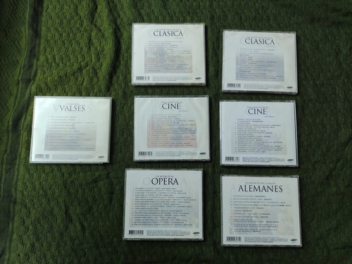 Lote De 7 Cds De Música Clásica Vals Estándar (Usado)