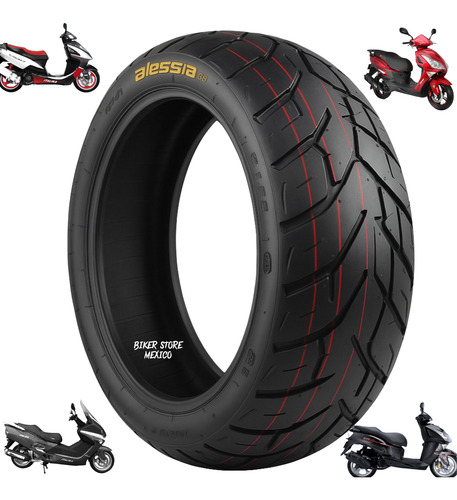 Llanta Trasera Para Motoneta 130/60-13 Doble Propósito 6 Cap