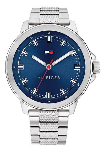 Reloj Para Hombre Tommy Hilfiger Nelson 1792024 Plateado