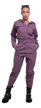 Comprar Mameluco Mujer Namato Indumentaria Cinto Gabardina Botones Beige 3