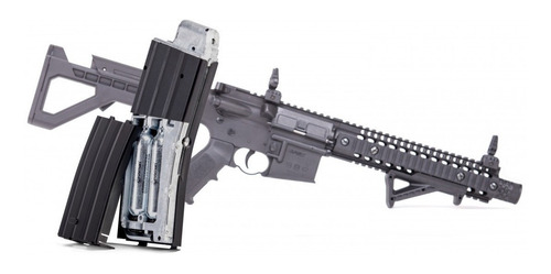 Imagen 4 de 9 de Rifle Asalto Postas Panther Dpms Sbr Full-auto (4.5mm) Co2