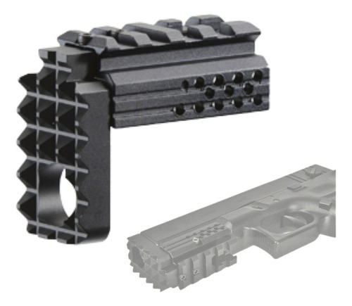 20mm Riel Accesorio Frontal Glock 18c/17 Gbb Airsoft Xchws P