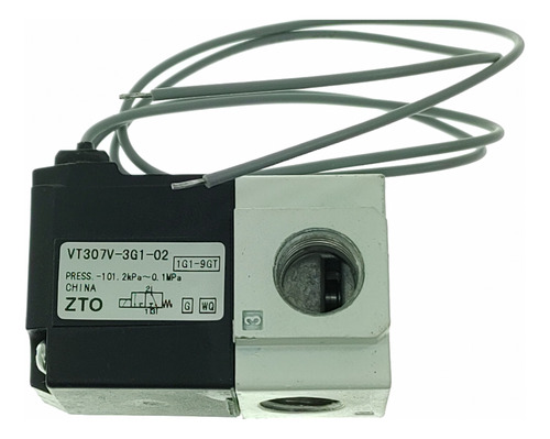 Valvula Solenoide 3/2 Vias P/ Vacio Vt307v-3g1-02 G1/4 110v