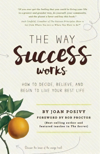 The Way Success Works, De Joan Posivy. Editorial Global Youth Project Inc, Tapa Blanda En Inglés