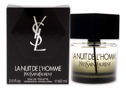 La Nuit De Lhomme De Yves Saint Laurent Para Hombre, Spray E