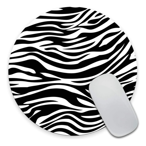 Mousepad Escritorio Amcove 8in Goma Diseño Zebra
