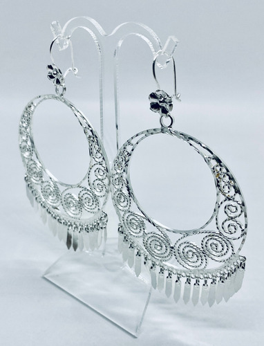 Aretes De Filigrana Redondo Enorme Mod3 (dplata)