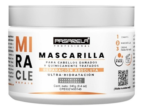 Mascarilla Miracle Repair Pasarela 240 Gr
