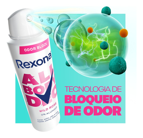 Rexona All Body Desodorante Aerosol Wild Rose 150ml