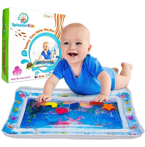 Tapete Colchoneta De Agua Inflable Bebes Estimulación Niños