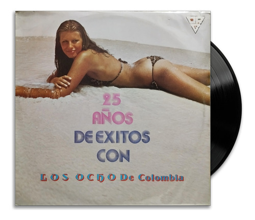 Los 8 De Colombia - 25 Años De Éxitos - Lp Vinilo