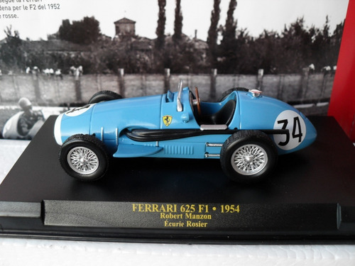 Ferrari F625-robert Manzon-mundial F1-1954-1/43-altaya