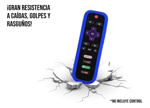 Imagen 3 de 10 de Funda Para Control Roku Tv Aparatos Express Premiere Stick