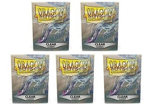 Carpeta Y Funda Para Tarj 5 Paquetes Dragon Shield Classic C