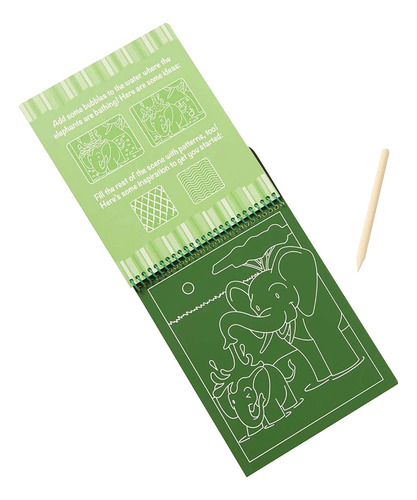 Melissa Doug Bloc Artístico Para Raspar Safari