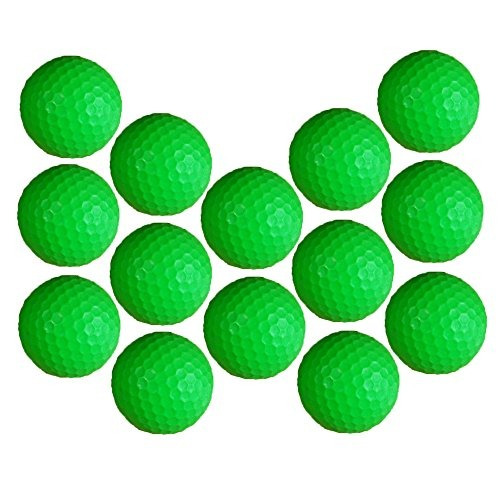 Dsmile Practica Bolas De Golf, Espuma, 14 Cuenta, Verde