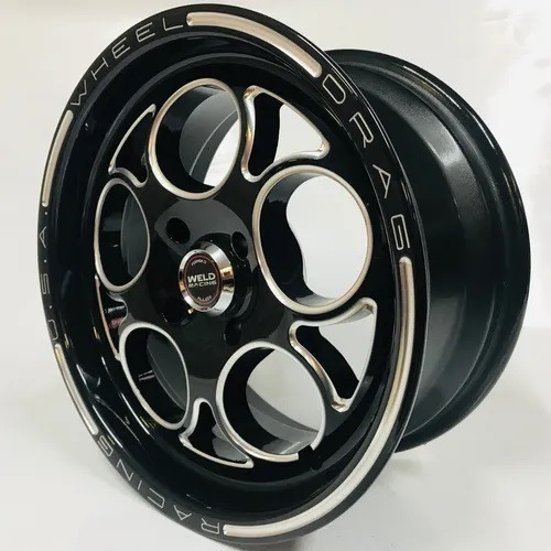 Rodas Weld Magnum Opala Aro 17 5x114 (jogo) + Bicos Cor Preto Com Diamantado