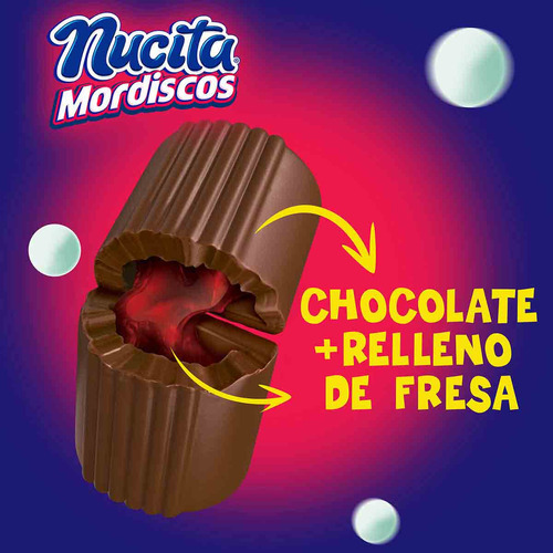 Chocolates Nucita Mordiscos Fresa 110g