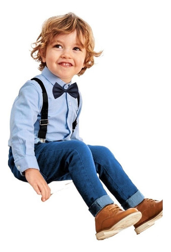 Conjunto De Ropa De Cumpleaños Para Niño Trajes De Pantalone