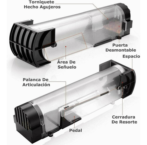 Armadilhas Automáticas Eficazes Para Ratos-rato, 2 Unidades