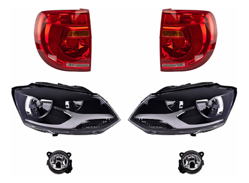 Calaveras + Faros + Neblineros Depo Crossfox 2011-2015